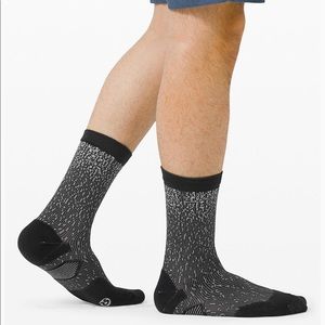 Lululemon T.H.E. Crew Sock *Reflective - black